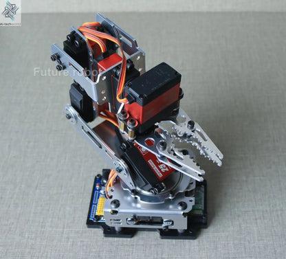 6 Dof Robot Arm Clamp Claw APP RC Control Metal Mechanical Robotics with Digital Servos for Arduino DIY Kit Programmable Robot Ai-TechWorld 