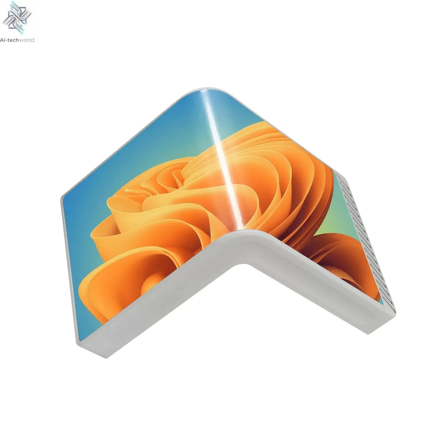 6.5 Inch AMOLED Flexible Display 360 Water Cooled Curved Screen Chassis Monitoring Secondary Monitor 3D Video 2k Bendable Ai-TechWorld 