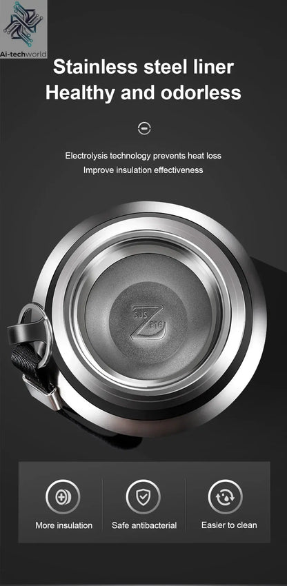 600-1500ml 316 Stainless Steel Thermos Bottle LED Temperature Display  Thermal Mug Vacuum Flask Water Bottle For Outdoor Camping Ai-TechWorld 