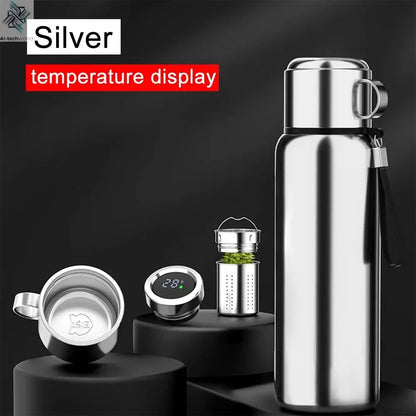 600-1500ml 316 Stainless Steel Thermos Bottle LED Temperature Display  Thermal Mug Vacuum Flask Water Bottle For Outdoor Camping Ai-TechWorld 