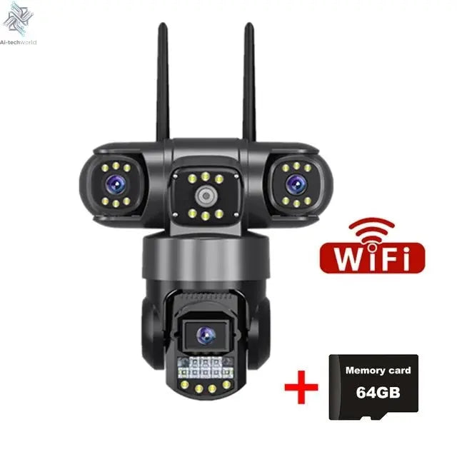 6K Smart Surveillance Camera for Full Home Protection - Ai - TechWorld