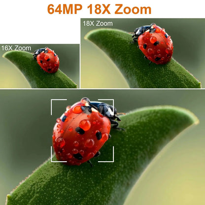 6K Ultra HD Professional Video Cameras for Photography 18X Digital Zoom YouTube Live Streaming Camcorders 64MP Vlogging Recorder Ai-TechWorld