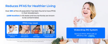 Waterdrop G3P800 Reverse Osmosis System, 800 GPD Fast Flow, NSF/ANSI 42 & 53 & 58 & 372 Certified, 3:1 Pure to Drain Ai-TechWorld 