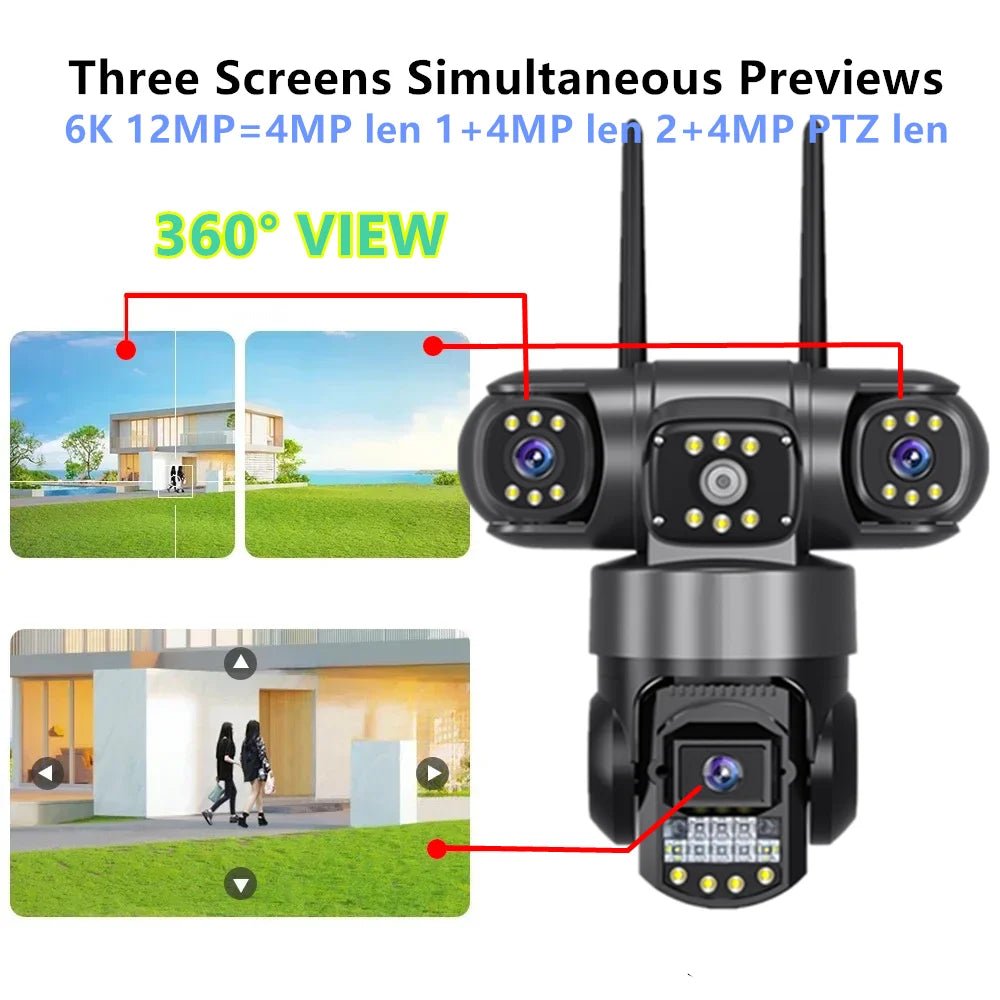6K Smart Surveillance Camera for Full Home Protection - Ai - TechWorld