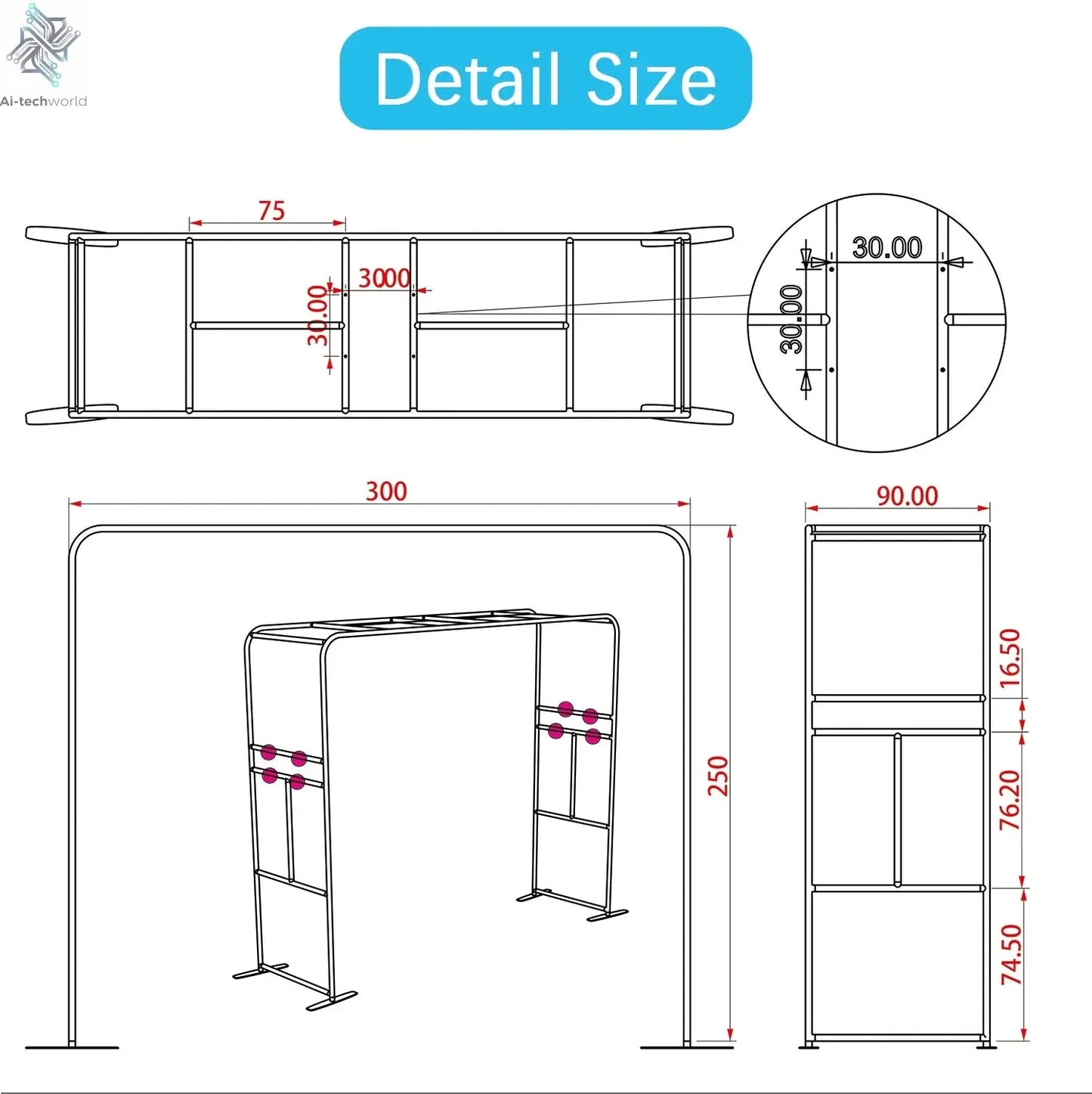 7-15ppl Portable photo booth 360 selfie overhead 360 photo booth automatic with ring light,Free Logo,for parties wedding event Ai-TechWorld 