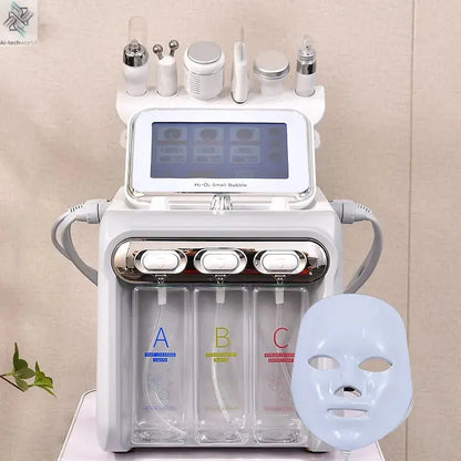 7 in 1 Aqua Peeling H2O2 Facial Machine Hydra Water Dermabrasion Skin Scrubber Peel Oxygen Jet Facial Machine Ai-TechWorld 