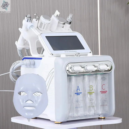 7 in 1 Aqua Peeling H2O2 Facial Machine Hydra Water Dermabrasion Skin Scrubber Peel Oxygen Jet Facial Machine Ai-TechWorld 