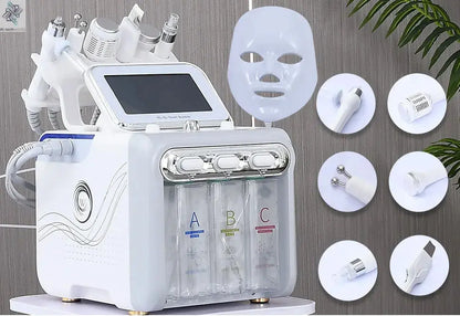 7 in 1 Aqua Peeling H2O2 Facial Machine Hydra Water Dermabrasion Skin Scrubber Peel Oxygen Jet Facial Machine Ai-TechWorld 