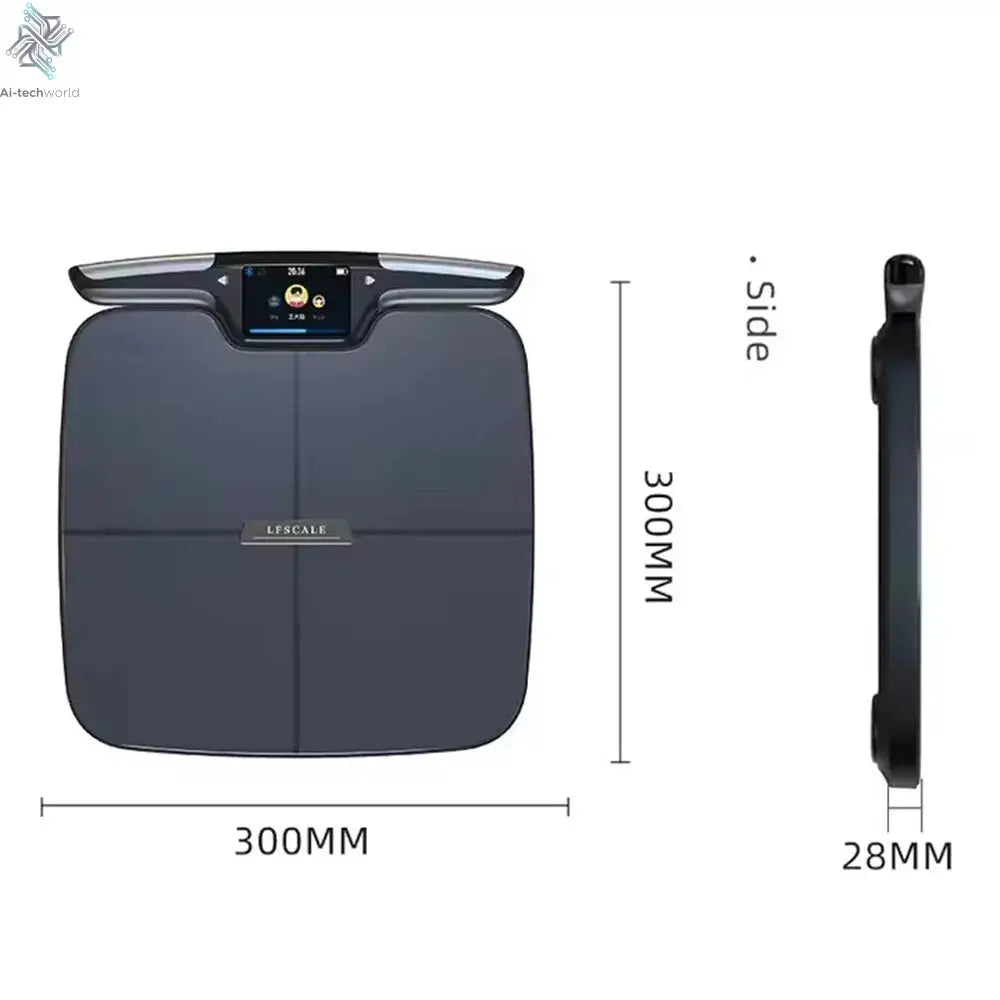 8 Electrodes Digital Smart WIFI Scale for Body Weight Fat Accurate BMI Muscle Mass 28 Body Composition Health Analyzer with App - Ai-TechWorld