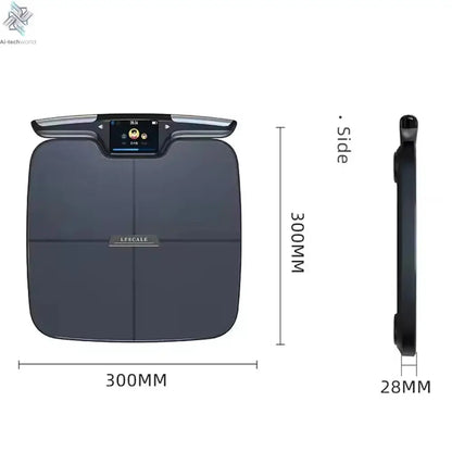 8 Electrodes Digital Smart WIFI Scale for Body Weight Fat Accurate BMI Muscle Mass 28 Body Composition Health Analyzer with App - Ai-TechWorld