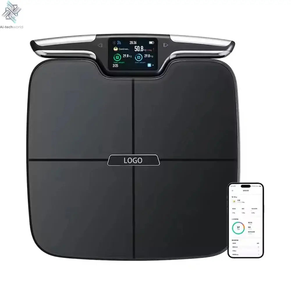 8 Electrodes Digital Smart WIFI Scale for Body Weight Fat Accurate BMI Muscle Mass 28 Body Composition Health Analyzer with App - Ai-TechWorld