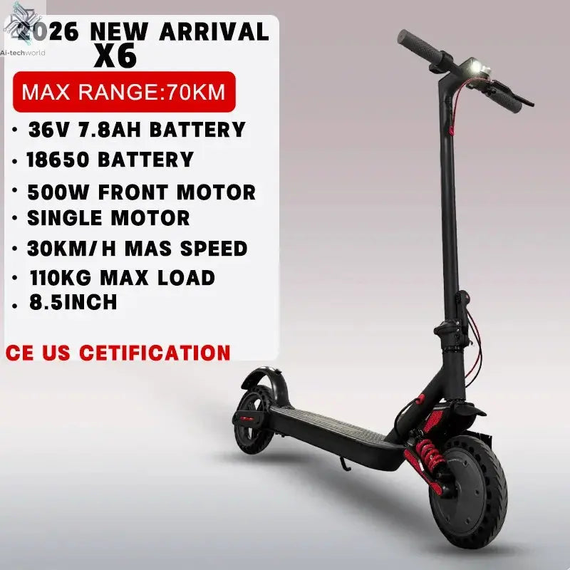 [8 models]10/11 Inch 48V-72V 1000W-6000W Electric Scooter 50-85km/h Fast E Scooter Off Road Electric Kick Scooter Foldable Adult Ai-TechWorld 