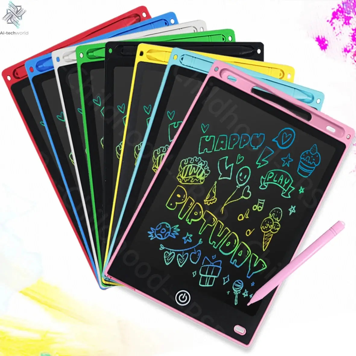 8.5 Inch LCD Writing Tablet Digital Drawing Tablet Handwriting Pads Portable Electronic Tablet Board For 3 4 5 6 7 8 Years kids - Ai-TechWorld