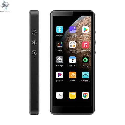 80GB(16GB+64GB) 3.99 inch mp3 player bluetooth 5.0 and WiFi,Android 13.0 FM radio, eBooks, ,Spotify,Audible,capacity up to 1Tb Ai-TechWorld 