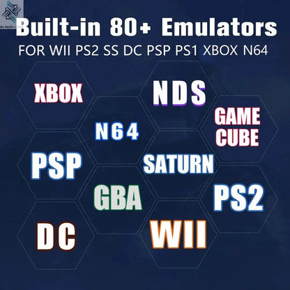 8G RAM 2T ROM X88 Pro Retro Gaming Console with 70,000+Classic Games PS2 PSP DC GameCube Wii Compatible Plug & Play on TV for PC Ai-TechWorld 