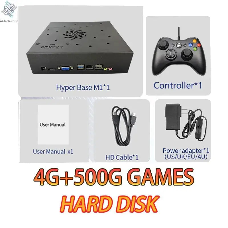 8G RAM 2T ROM X88 Pro Retro Gaming Console with 70,000+Classic Games PS2 PSP DC GameCube Wii Compatible Plug & Play on TV for PC Ai-TechWorld 