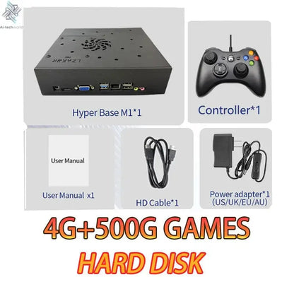 8G RAM 2T ROM X88 Pro Retro Gaming Console with 70,000+Classic Games PS2 PSP DC GameCube Wii Compatible Plug & Play on TV for PC Ai-TechWorld 