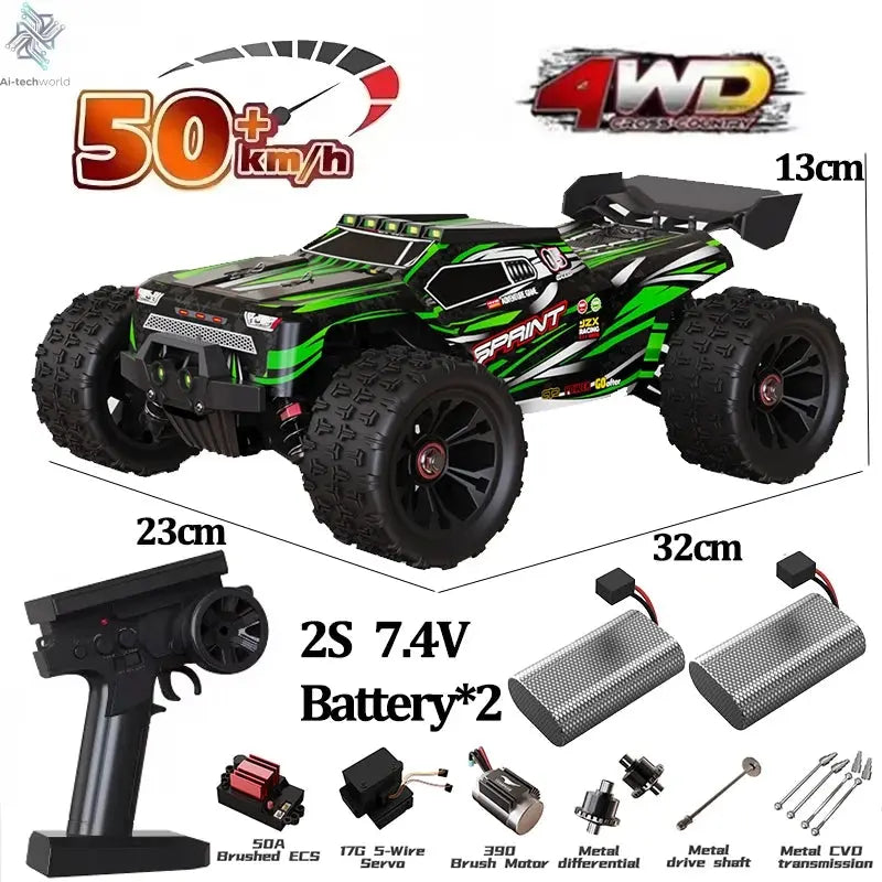 9522PRO 85KM/H High-speed RC Car Brushless Four-wheel Drive Off-road Drift 1:16 Professional Racing Car 9522 50KM/H Boy's Toy Ai-TechWorld 