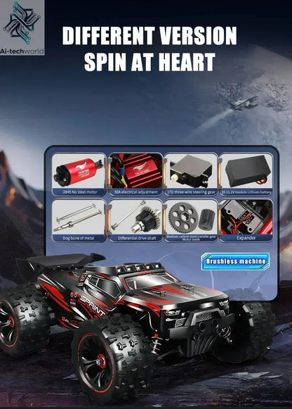 9522PRO 85KM/H High-speed RC Car Brushless Four-wheel Drive Off-road Drift 1:16 Professional Racing Car 9522 50KM/H Boy's Toy Ai-TechWorld 