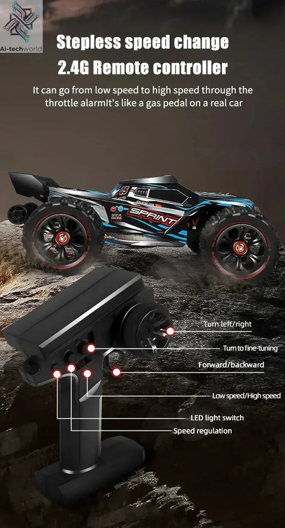 9522PRO 85KM/H High-speed RC Car Brushless Four-wheel Drive Off-road Drift 1:16 Professional Racing Car 9522 50KM/H Boy's Toy Ai-TechWorld 