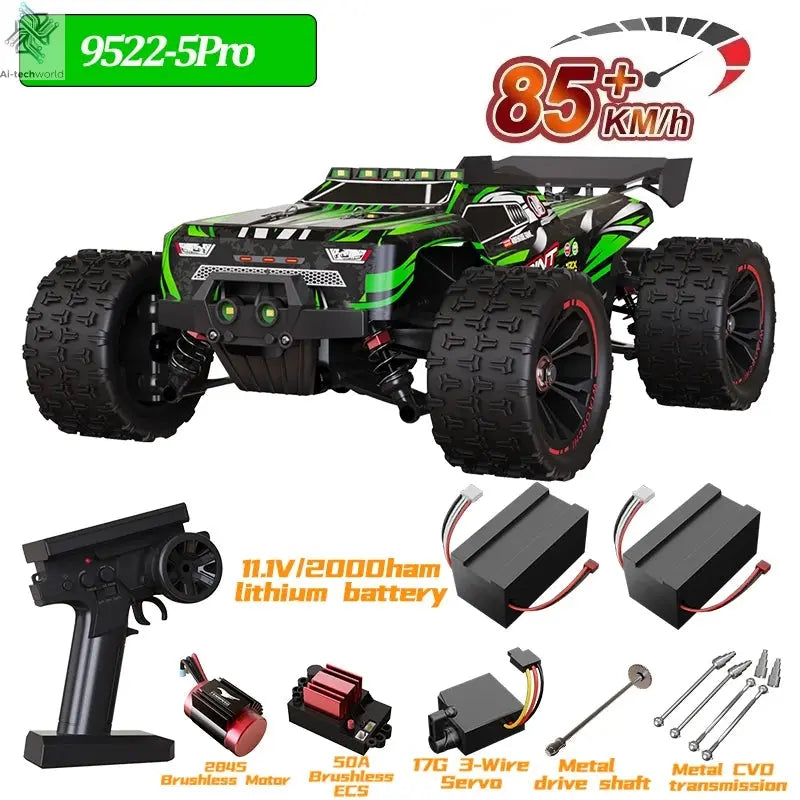 9522PRO 85KM/H High-speed RC Car Brushless Four-wheel Drive Off-road Drift 1:16 Professional Racing Car 9522 50KM/H Boy's Toy Ai-TechWorld 