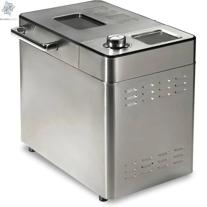 9890 Premium Dough & Bread Maker Machine with Auto Fruit and Nut Dispenser, 2 lb. Loaf Capacity Ai-TechWorld 