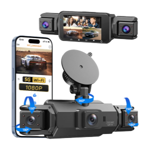 wifi car cam for car parking mode 24h front/ rear  360 dash cam Ai-TechWorld 