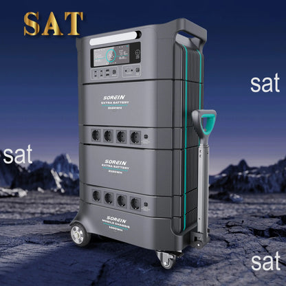 A Safer Outdoor Home Solar Energy System AC 220v Lithium Ups Solar Backup 5000Wh 5000w Portable Power Station With Solar Panels - Ai-TechWorld