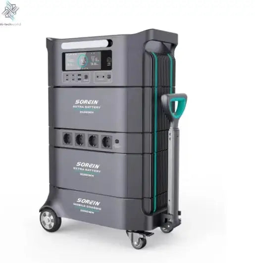 A Safer Outdoor Home Solar Energy System AC 220v Lithium Ups Solar Backup 5000Wh 5000w Portable Power Station With Solar Panels - Ai-TechWorld