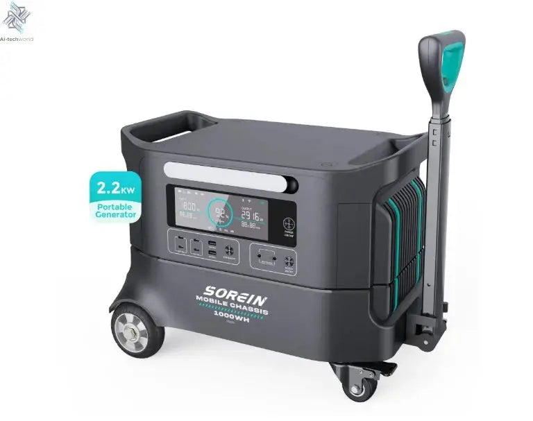 A Safer Outdoor Home Solar Energy System AC 220v Lithium Ups Solar Backup 5000Wh 5000w Portable Power Station With Solar Panels - Ai-TechWorld