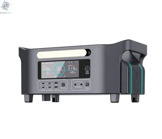 A Safer Outdoor Home Solar Energy System AC 220v Lithium Ups Solar Backup 5000Wh 5000w Portable Power Station With Solar Panels - Ai-TechWorld