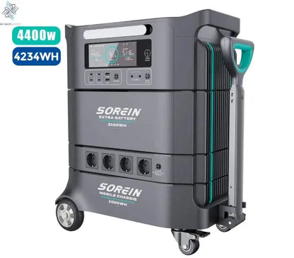 A Safer Outdoor Home Solar Energy System AC 220v Lithium Ups Solar Backup 5000Wh 5000w Portable Power Station With Solar Panels - Ai-TechWorld