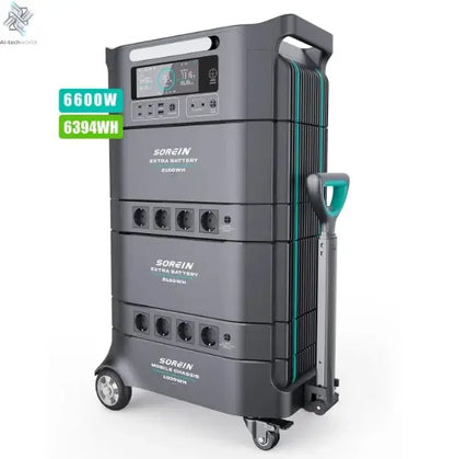 A Safer Outdoor Home Solar Energy System AC 220v Lithium Ups Solar Backup 5000Wh 5000w Portable Power Station With Solar Panels - Ai-TechWorld