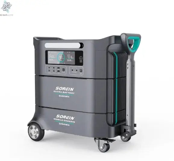 A Safer Outdoor Home Solar Energy System AC 220v Lithium Ups Solar Backup 5000Wh 5000w Portable Power Station With Solar Panels - Ai-TechWorld