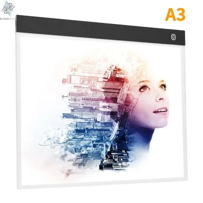 A3 LED Light Pad for Diamond Painting Translucent Drawing Board USB Powered Digital Graphics Tablet for Art Animation Sketching - Ai-TechWorld