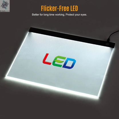 A3 LED Light Pad for Diamond Painting Translucent Drawing Board USB Powered Digital Graphics Tablet for Art Animation Sketching - Ai-TechWorld