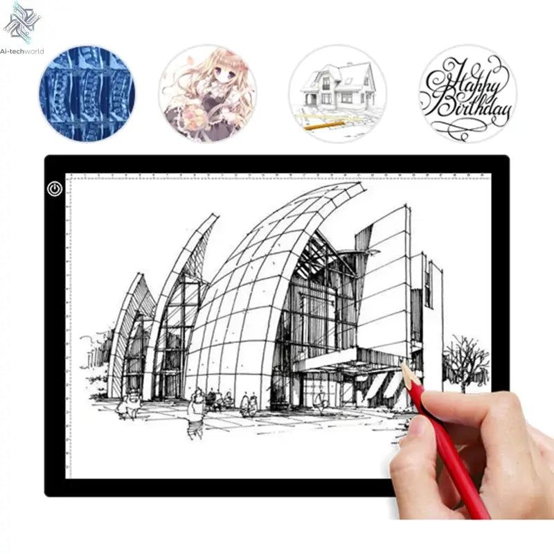 A4/A3/A2 Drawing tablet wacom Digital Graphic Tablet LED Diamond Painting Light Pad Board Portable Board for X-ray film viewer - Ai-TechWorld