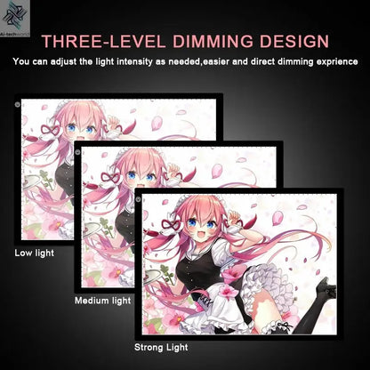 A4/A3/A2 Drawing tablet wacom Digital Graphic Tablet LED Diamond Painting Light Pad Board Portable Board for X-ray film viewer - Ai-TechWorld