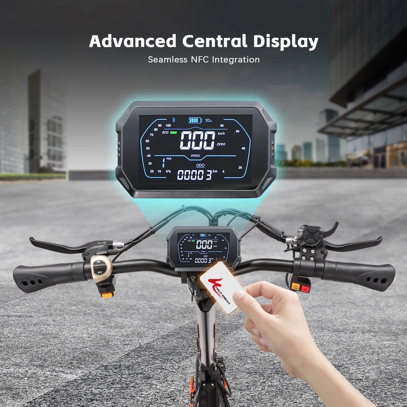 HALO KNIGHT T102 Electric Scooter Foldable 1200W 50KM/H Electric Scooters Cheap 52V 21AH E Scooter 10Inch Escooter for Adults Ai-TechWorld 