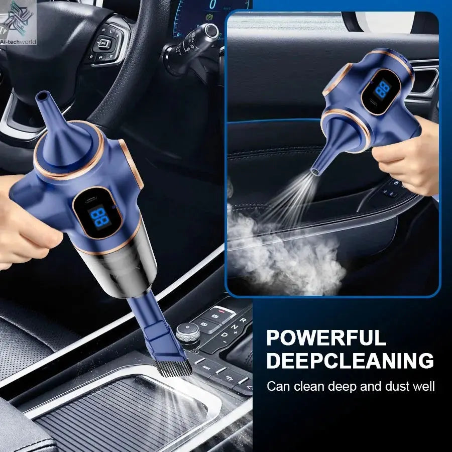 ABS Wireless Car Vacuum Cleaner Home Appliance Sofa Office High-Power Household Cleaning Machine Mini Vacuum Carpet Cleaner Ai-TechWorld 