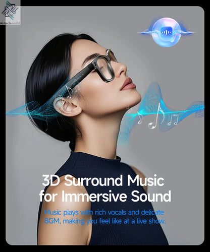 AI Smart Glasses with 8MP Camera Video Recording 100+ Languages Translation Sunglasses Bluetooth Call Music Play Men Women 2025 Ai-TechWorld 