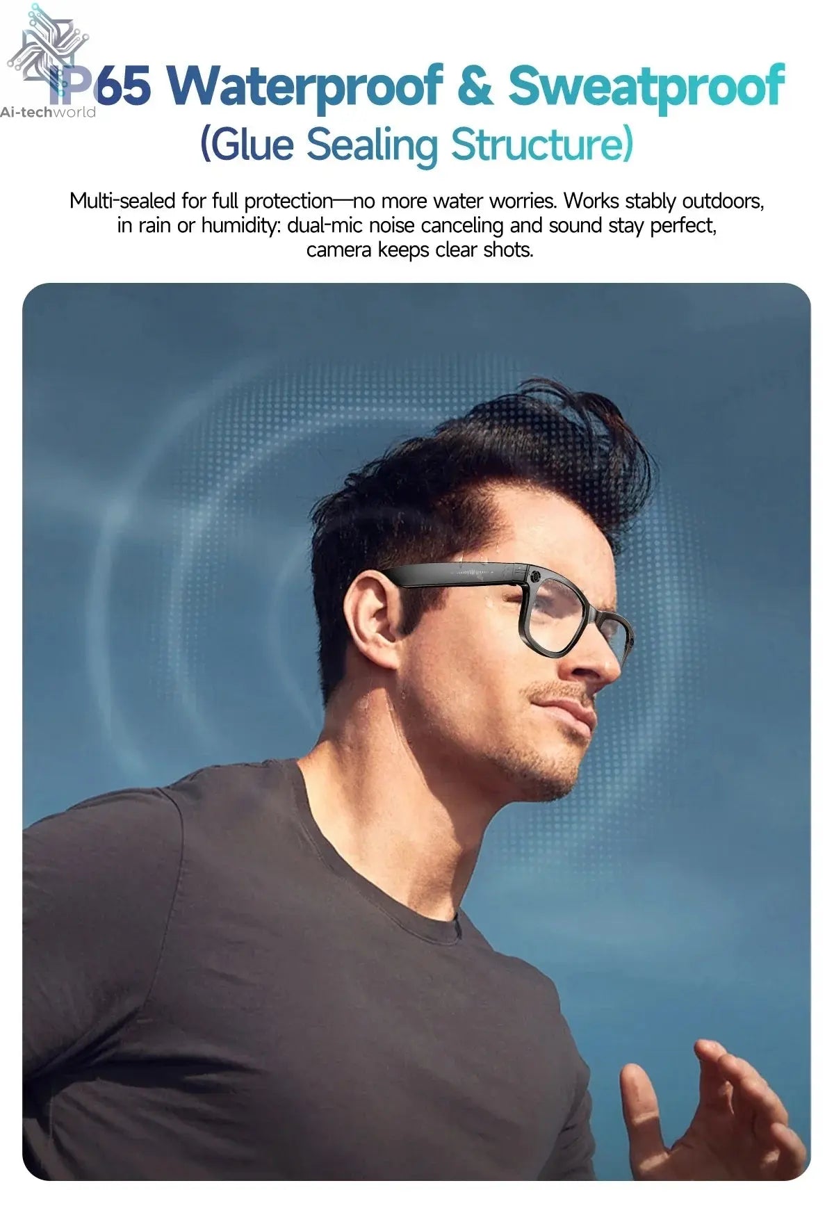 AI Smart Glasses with 8MP Camera Video Recording 100+ Languages Translation Sunglasses Bluetooth Call Music Play Men Women 2025 Ai-TechWorld 
