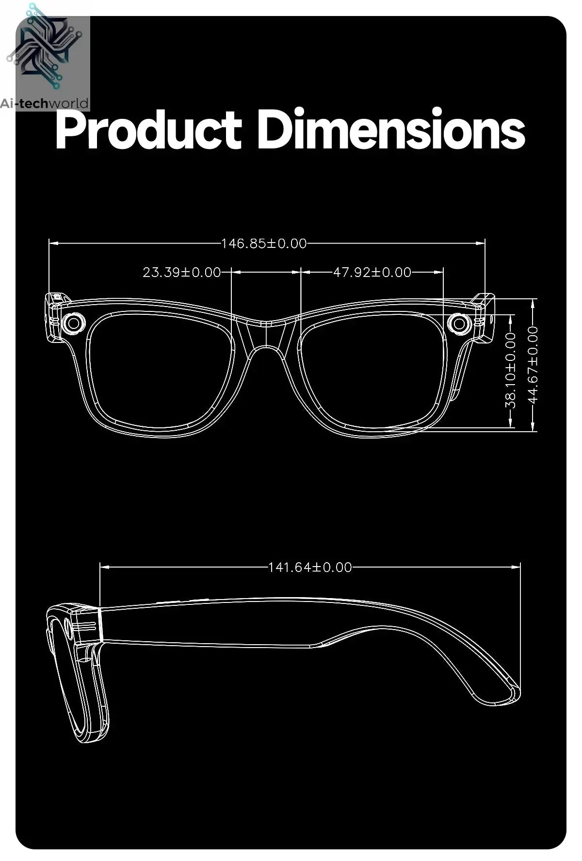 AI Smart Glasses with 8MP Camera Video Recording 100+ Languages Translation Sunglasses Bluetooth Call Music Play Men Women 2025 Ai-TechWorld 