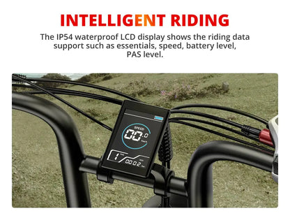 AMYET S8 Adults Electric Bike For Men 2000W Dual Motor Bicycle 48V 25AH Battery 20" Ebike Electric E Bikes Mountain Moped Ebikes Ai-TechWorld 
