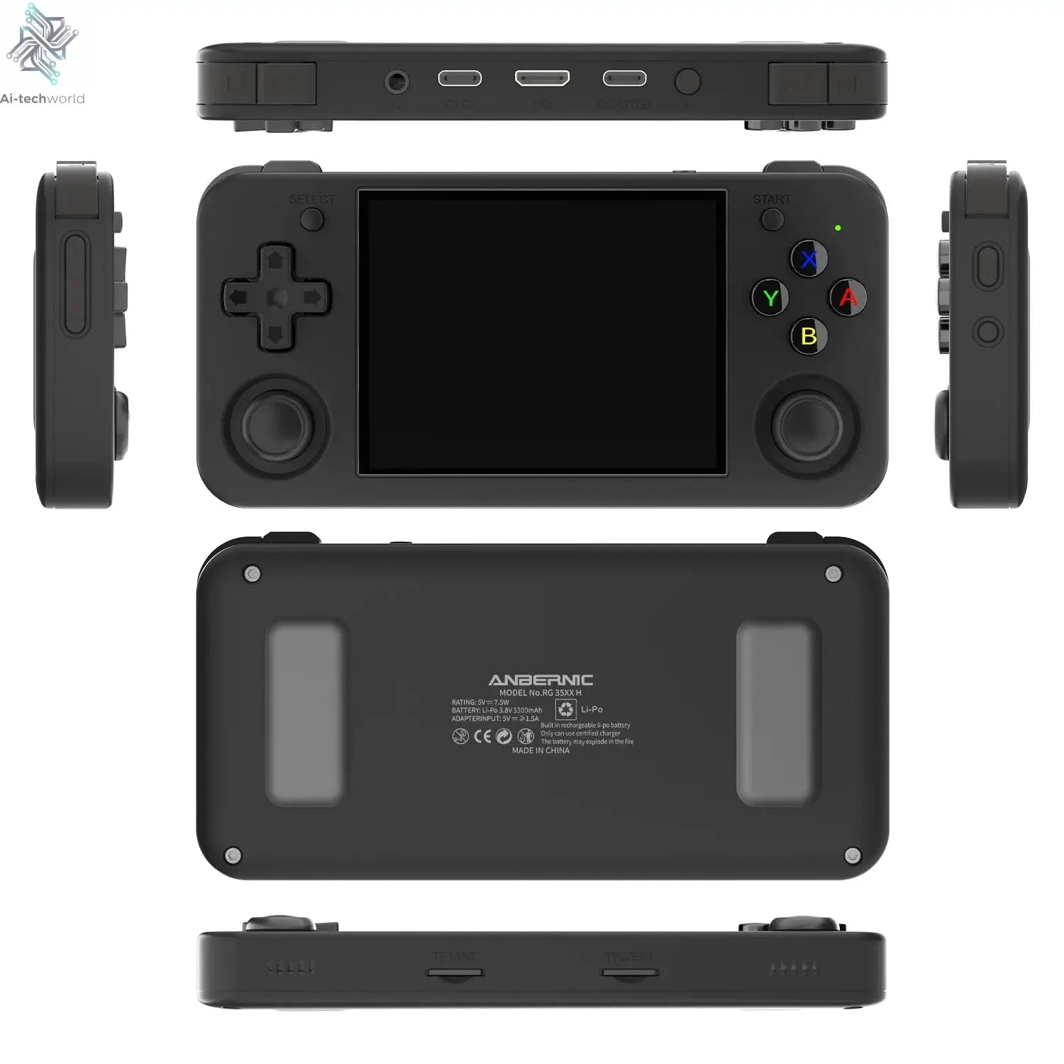 ANBERNIC RG CubeXX & RG40XX H & RG35XX H Retro Handheld Game Console H700 Linux  64-bit 5000 Video Games Supports WIFI Bluetooth Ai-TechWorld 