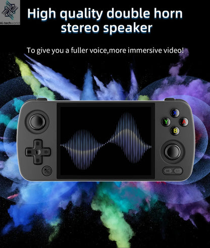 ANBERNIC RG405M Handheld Game Console 4'' IPS Touch Screen Android12 System T618 Metal Shell Retro Video Game Player 3000+ Games Ai-TechWorld 