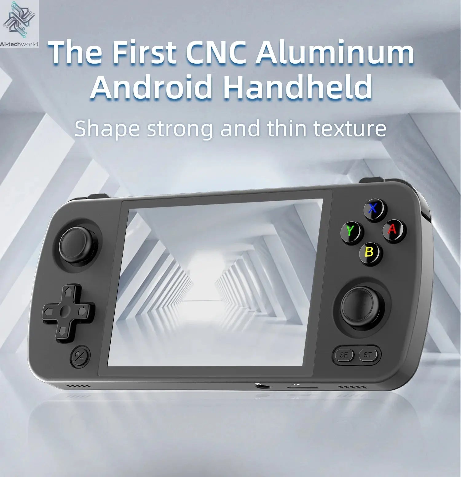 ANBERNIC RG405M Metal Handheld Game Console Android 12 System Unisoc Tiger T618 4 Inch IPS Screen Game Player Support OTA Update Ai-TechWorld 