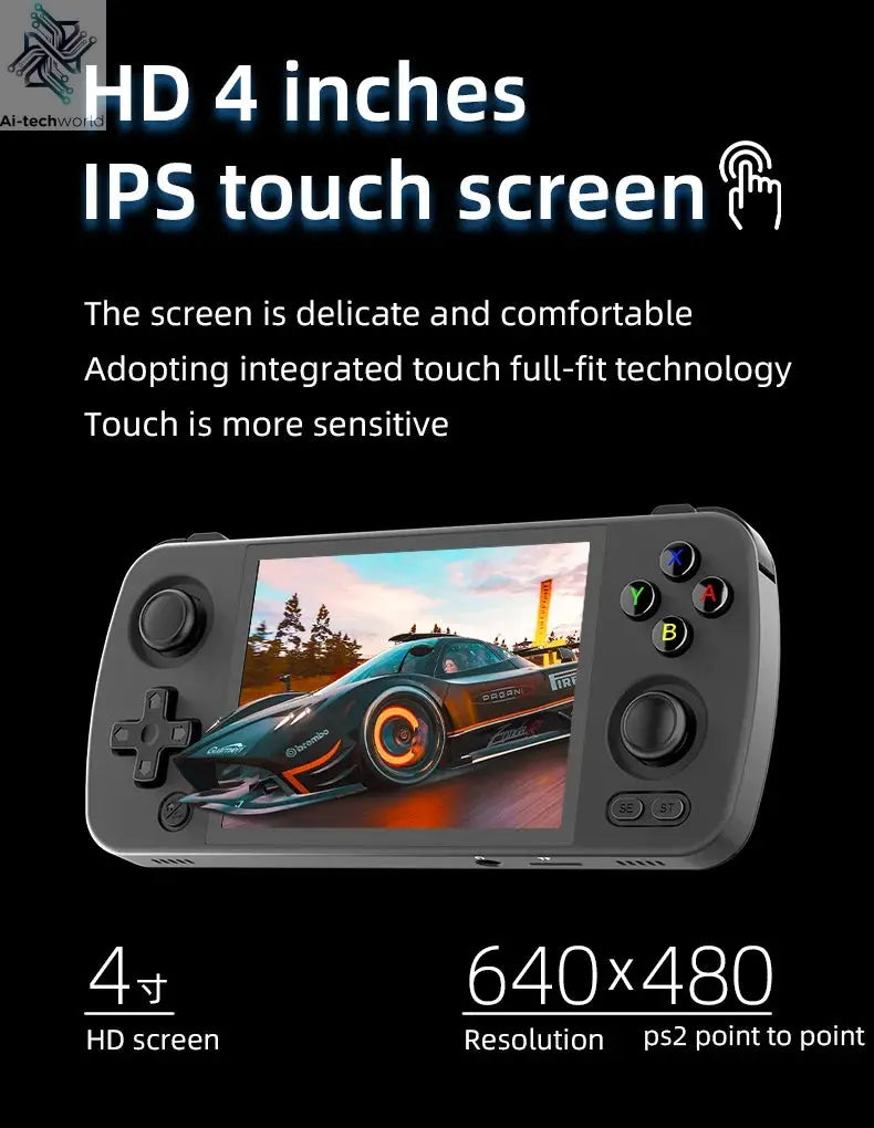 ANBERNIC RG405M Metal Handheld Game Console Android 12 System Unisoc Tiger T618 4 Inch IPS Screen Game Player Support OTA Update Ai-TechWorld 