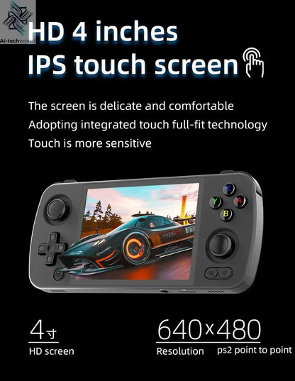 ANBERNIC RG405M Metal Handheld Game Console Android 12 System Unisoc Tiger T618 4 Inch IPS Screen Game Player Support OTA Update Ai-TechWorld 