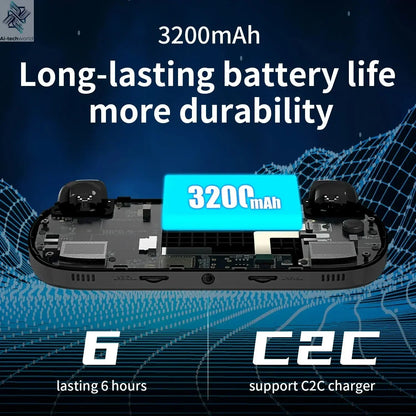ANBERNIC RG40XX H Handheld Game Console 4'' Screen Linux System Joystick RGB Lighting Effect RG40XXH Video Player Smartpro Gifts Ai-TechWorld 